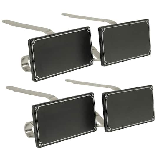 Original MantleClip&#xAE; With Silver Chalkboard Icons, 4ct.